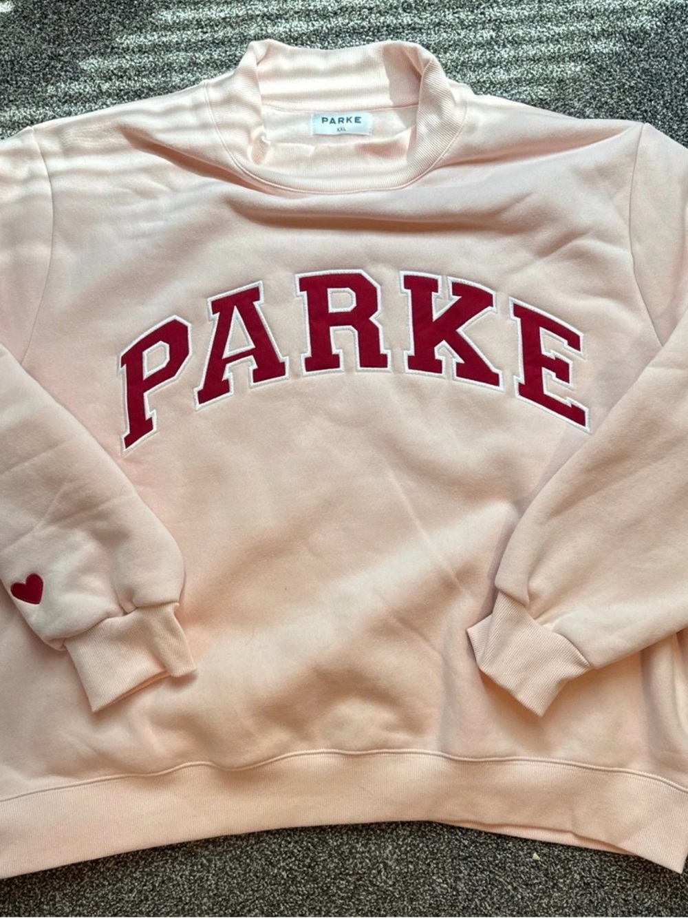 PARKE VALENTINES DAY COLLECTION PEONY/CRIMSON SIZE XL